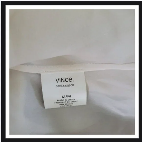 Silk Satin Band-Collar Blouse - Picture 4 of 4